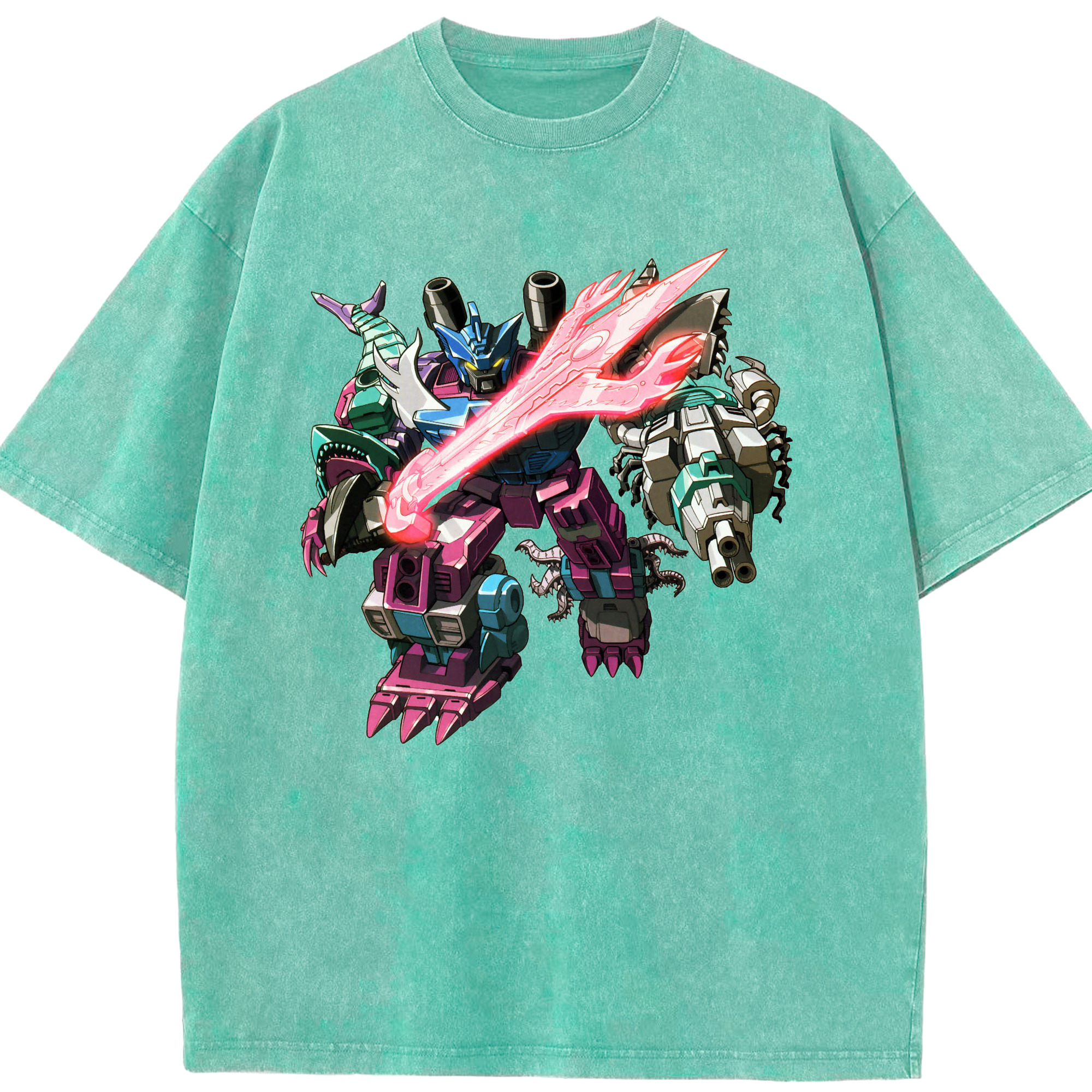 （画像用）  綿100% ヴィンテージ風 半袖Tシャツ（フロントプリント）